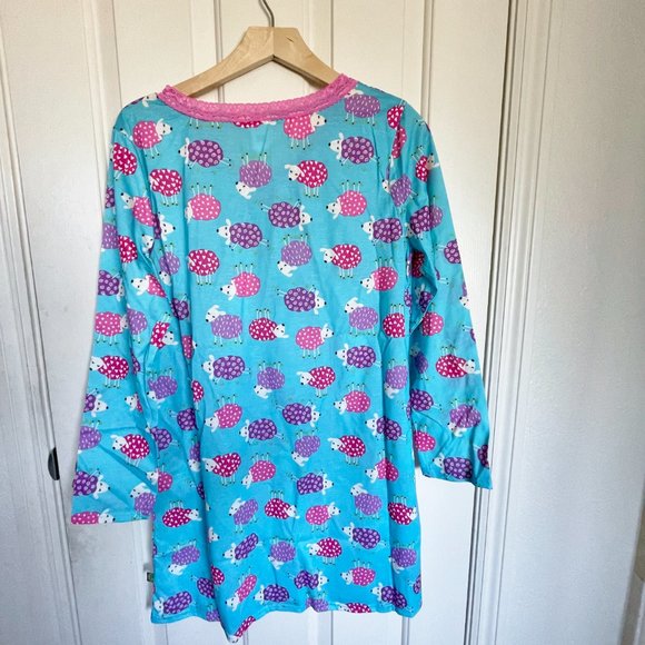 NEW Dollie & Me Womens Counting Sheep Nightgown NWT M - Picture 9 of 11